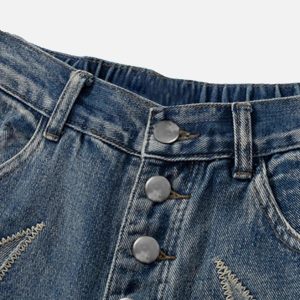 Concert Outfit Retro Straight Casual Jeans