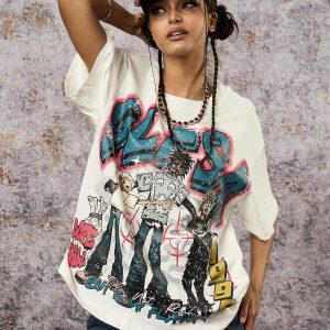 Concert Outfit Retro Street GLESA Graphic T-Shirt