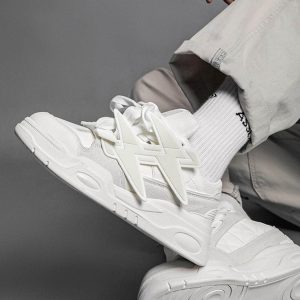 Concert Outfit Retro Thick-Soled Board Shoes