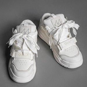 Concert Outfit Retro Thick-Soled Board Shoes