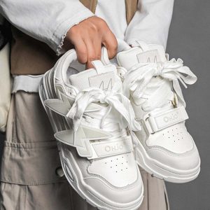 Concert Outfit Retro Thick-Soled Board Shoes