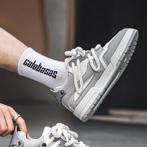 Concert Outfit Retro Twine Dirty Braid Board Shoes