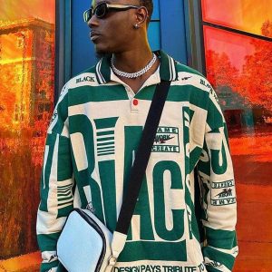 Concert Outfit Retro Typography Polo Tee