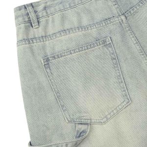 Concert Outfit Retro Washed Hip-Hop Shorts