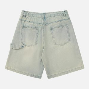 Concert Outfit Retro Washed Hip-Hop Shorts