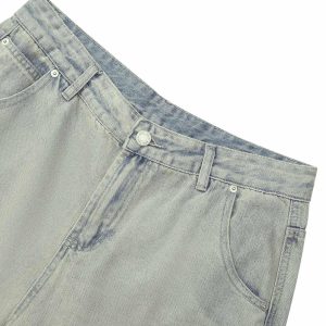 Concert Outfit Retro Washed Hip-Hop Shorts