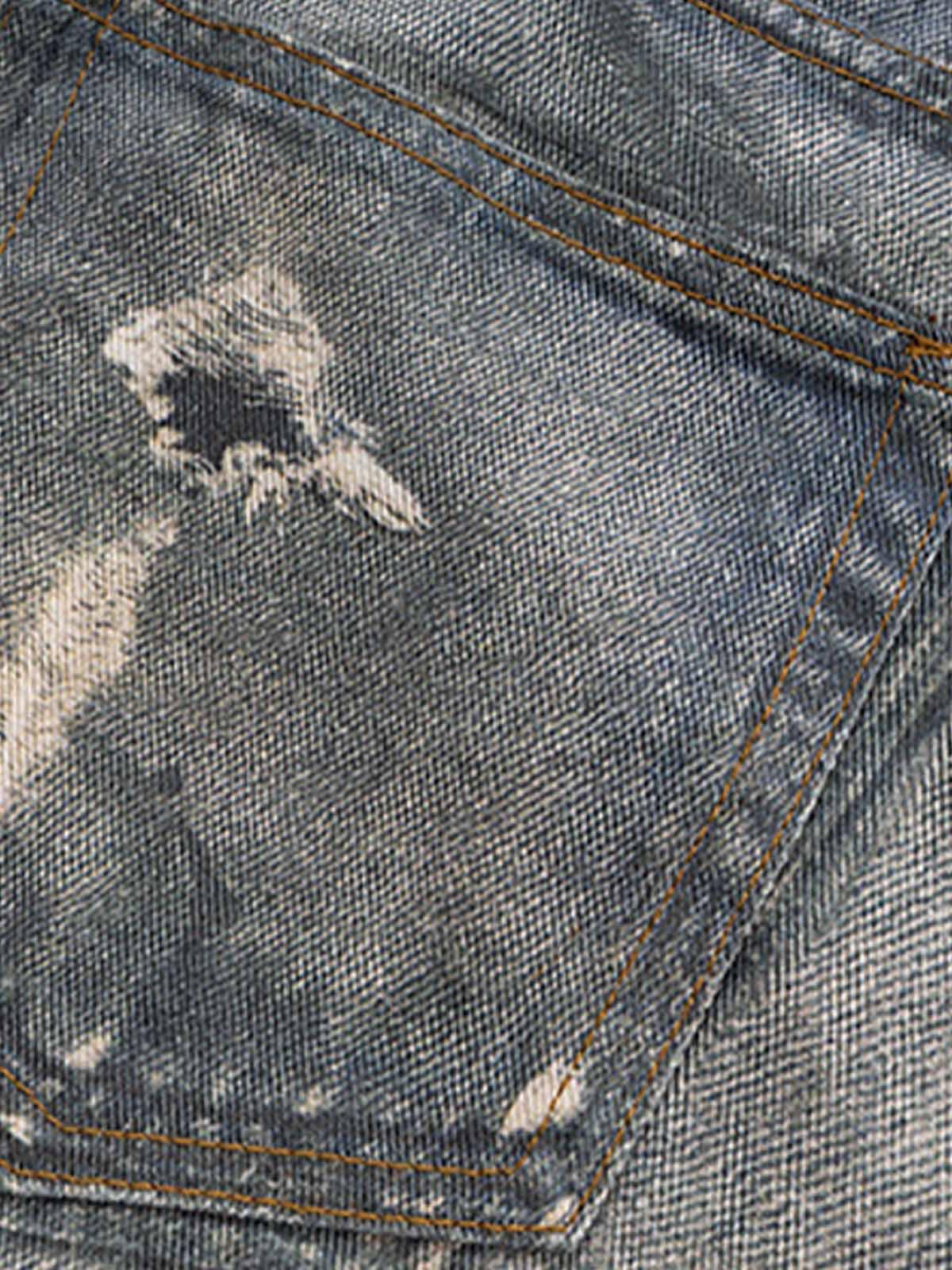 Concert Outfit Retro Washed Ripped Flare Jeans Concert Outfit Retro Washed Ripped Flare Jeans