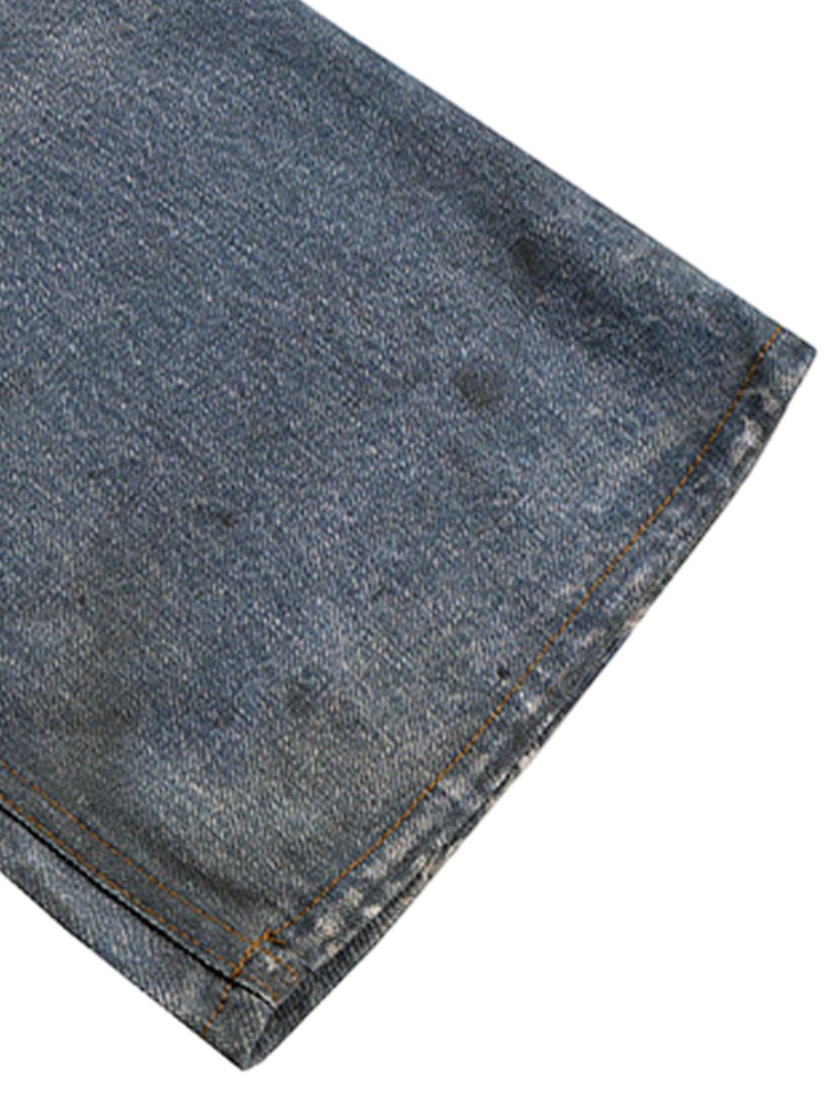Concert Outfit Retro Washed Ripped Flare Jeans Concert Outfit Retro Washed Ripped Flare Jeans