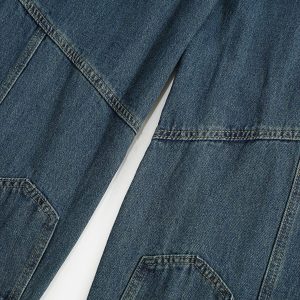 Concert Outfit Reverse Patchwork Jeans