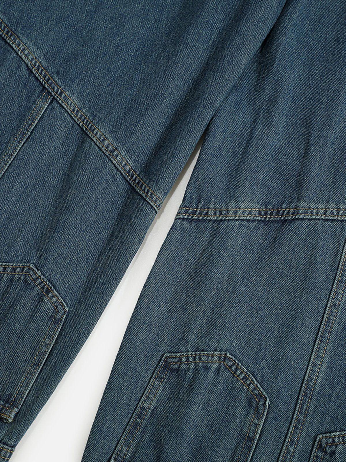 Concert Outfit Reverse Patchwork Jeans Concert Outfit Reverse Patchwork Jeans