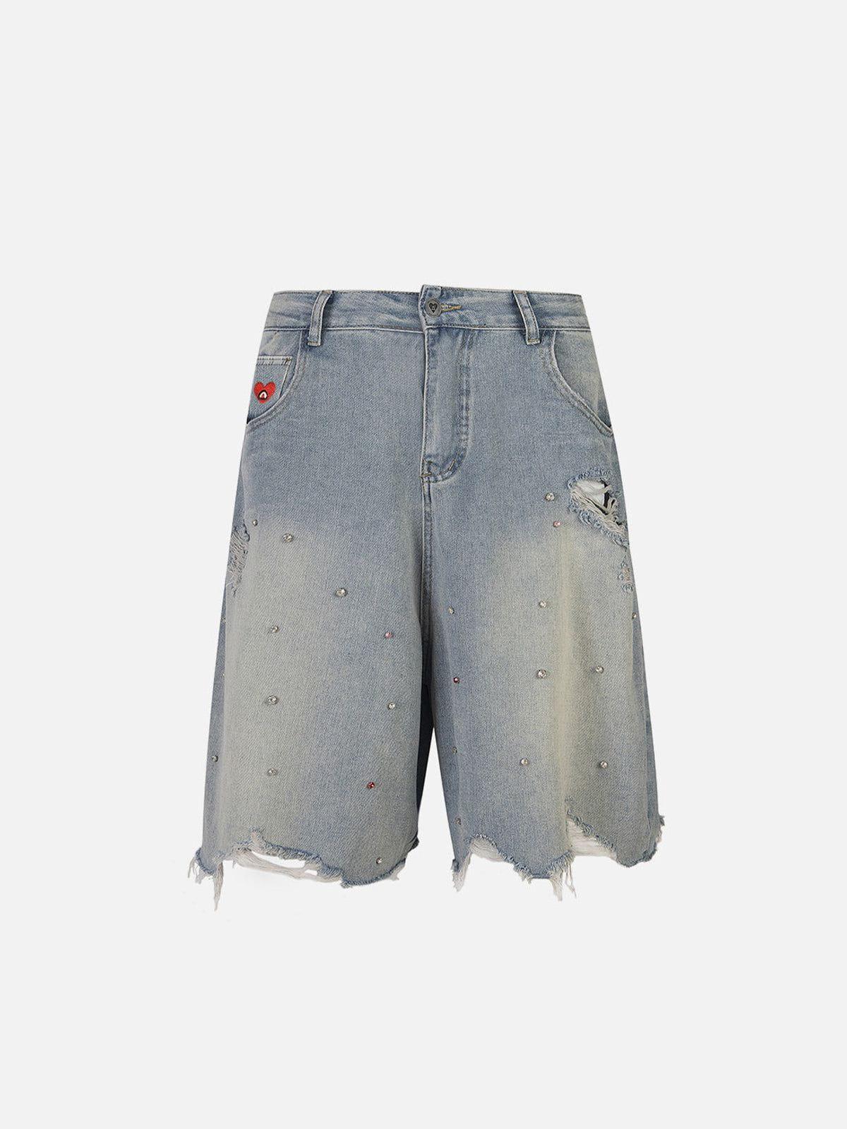 Concert Outfit Rhinestone Application Jorts Concert Outfit Rhinestone Application Jorts