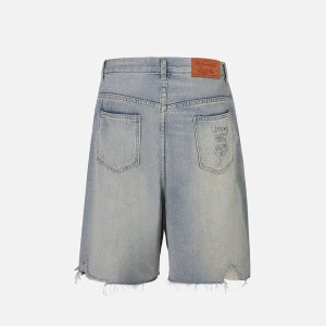 Concert Outfit Rhinestone Application Jorts