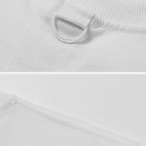 Concert Outfit Ring Shaped Gothic Letter Print Tee