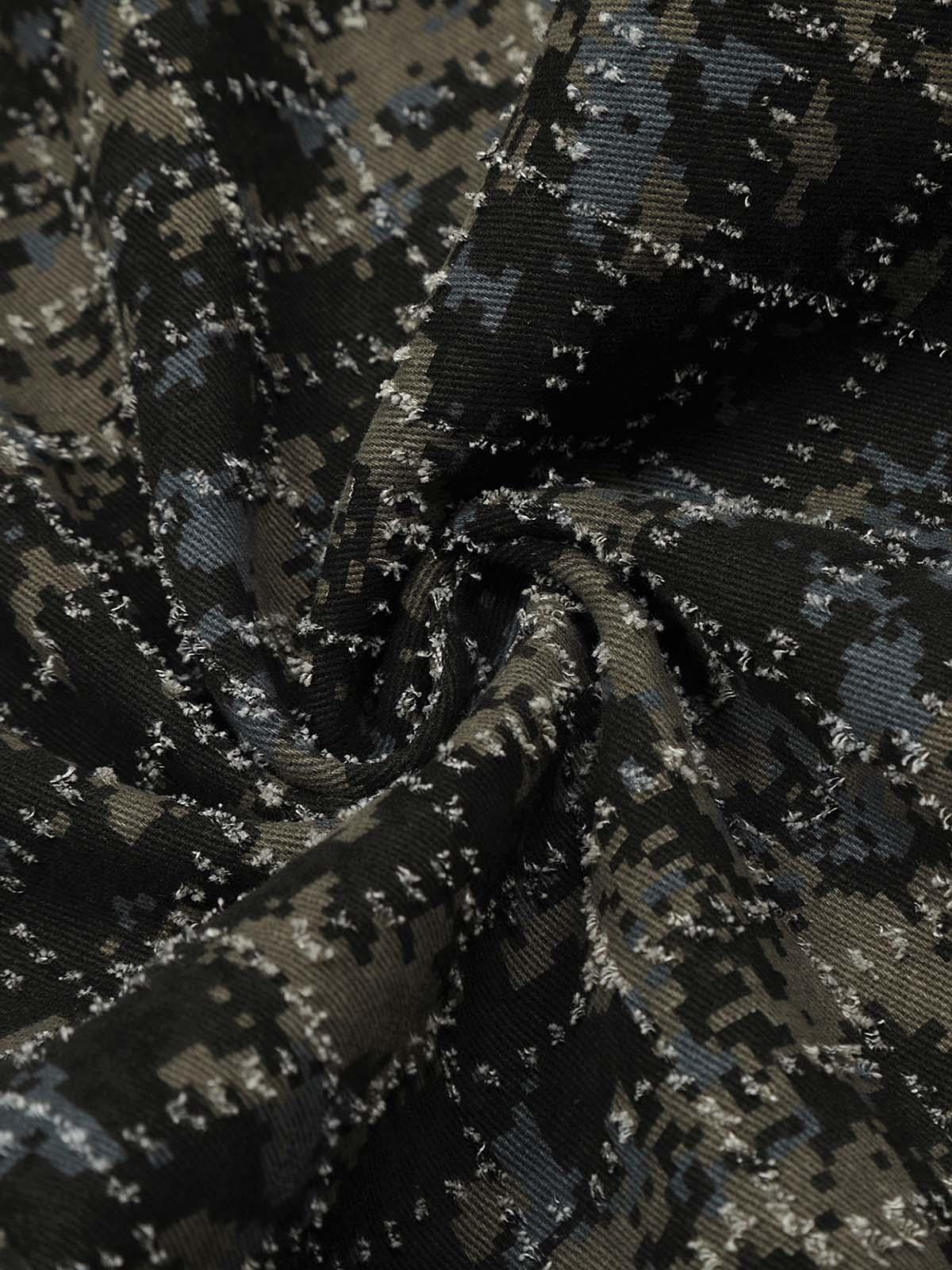 Concert Outfit Ripped Camouflage Multi-Pocket Cargo Pants Concert Outfit Ripped Camouflage Multi-Pocket Cargo Pants