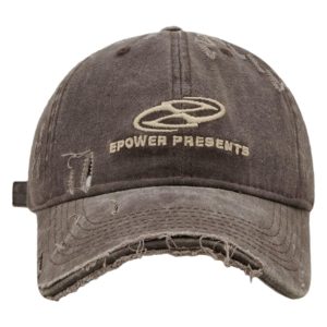 Concert Outfit Ripped Denim Baseball Cap