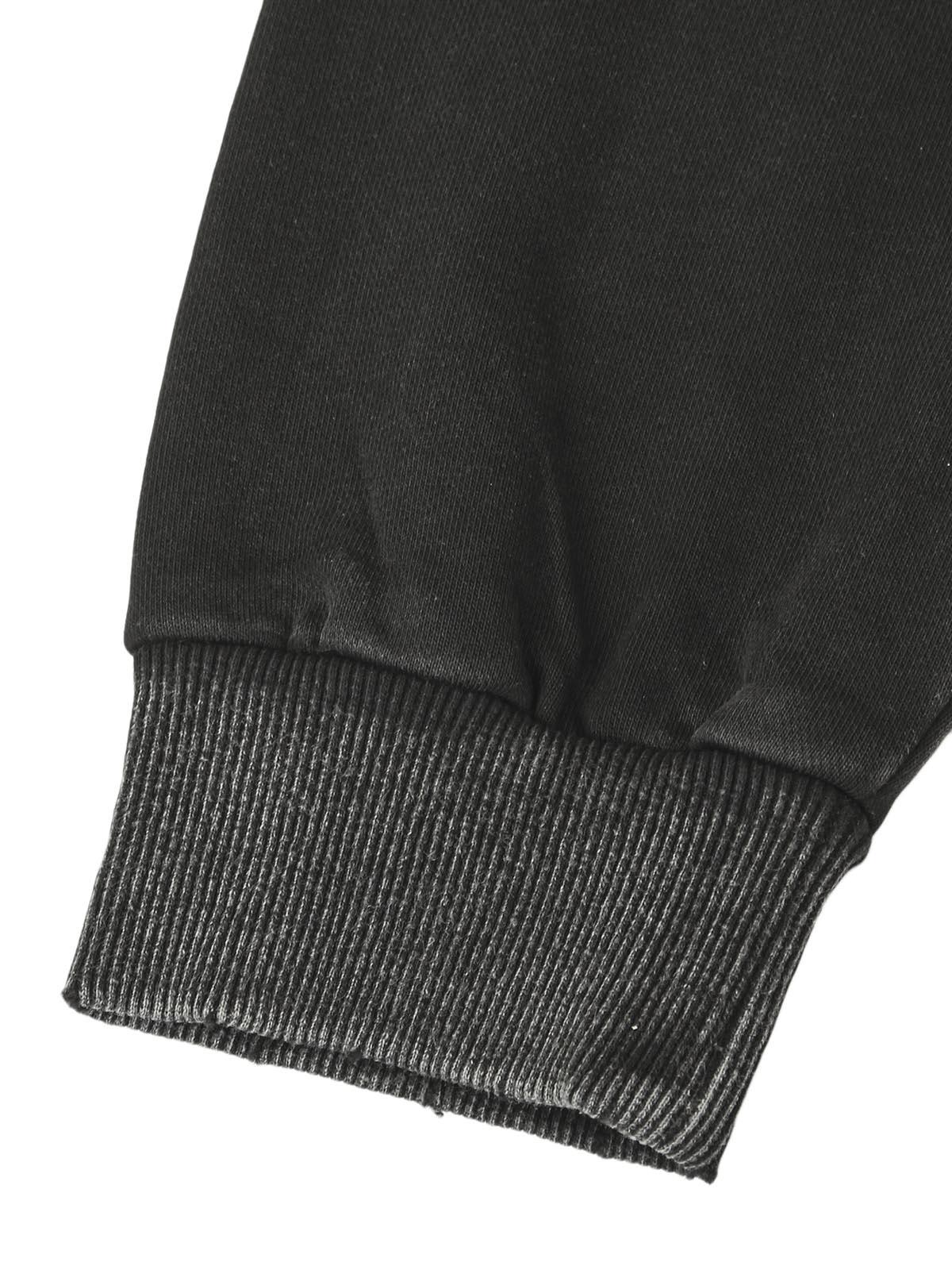 Concert Outfit Ripped Drawstring Zip-Up Jacket Concert Outfit Ripped Drawstring Zip-Up Jacket