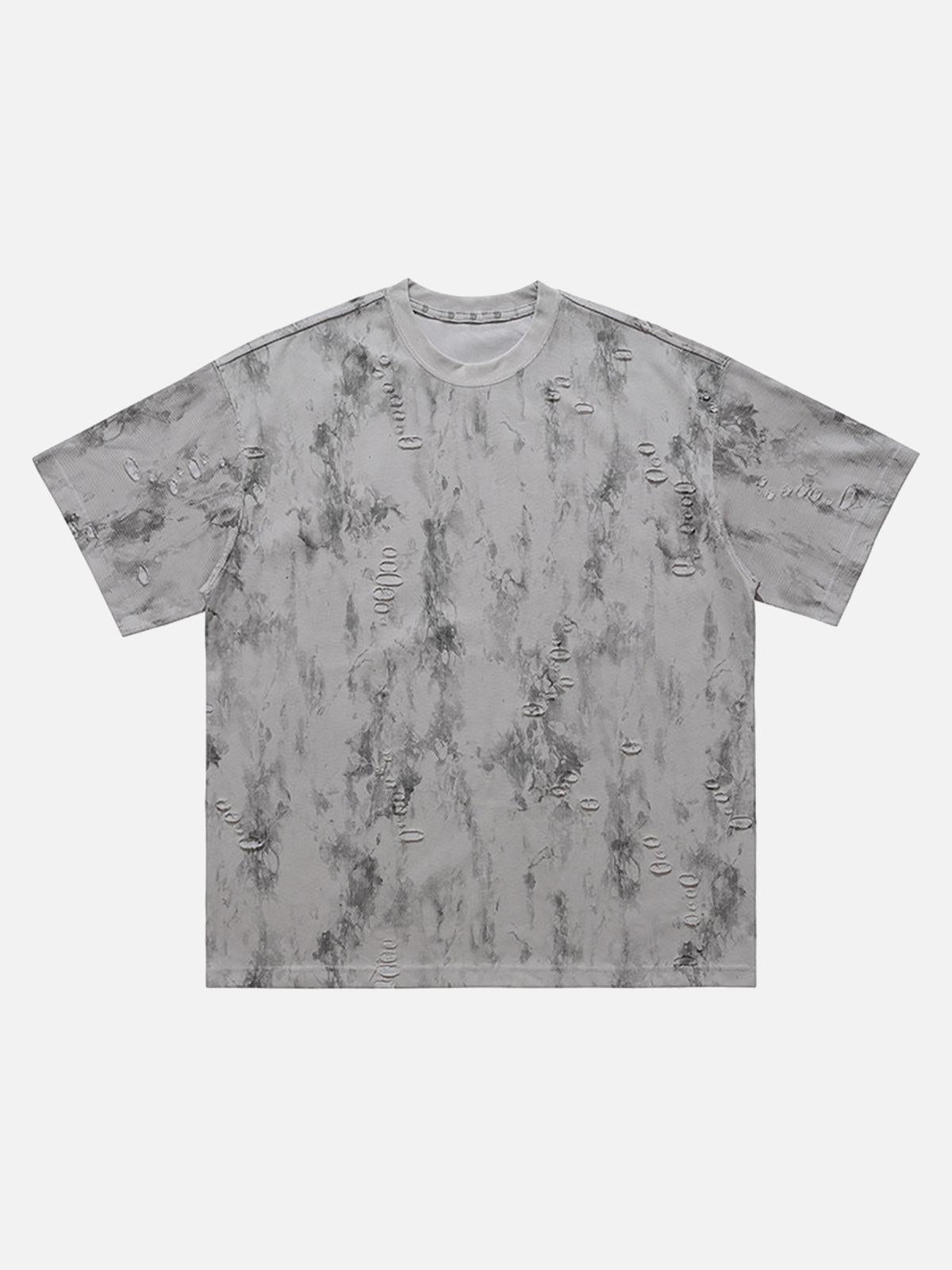 Concert Outfit Ripped Tie-Dye T-Shirt Concert Outfit Ripped Tie-Dye T-Shirt