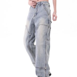 Concert Outfit Rivet Pocket Jeans