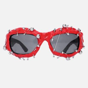 Concert Outfit Rivet Punk Style Sunglasses