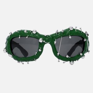Concert Outfit Rivet Punk Style Sunglasses