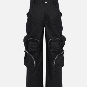 Concert Outfit RO Style Functional Multi-Pocket Cargo Pants