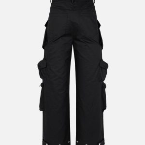Concert Outfit RO Style Functional Multi-Pocket Cargo Pants