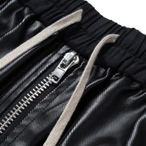 Concert Outfit RO-Style Multi-Pocket matte coated overalls