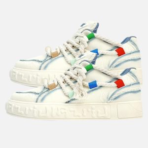 Concert Outfit Rope Knot Design Fashion Sneakers