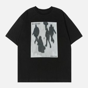 Concert Outfit Shadow Print Tee 'Don't Count the Day'