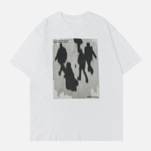 Concert Outfit Shadow Print Tee 'Don't Count the Day'