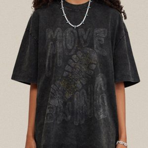 Concert Outfit Shoe Print Tee