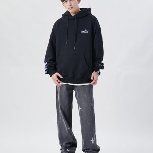 Concert Outfit Shredded Raw Jeans