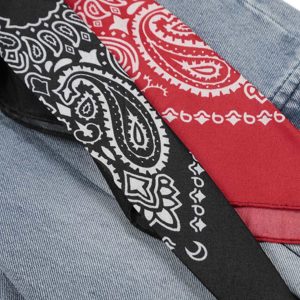 Concert Outfit Side-Scarf Pleated Baggy Jeans