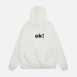 Concert Outfit Skateboard Character Printed Hoodie