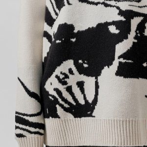 Concert Outfit Skeleton Portrait Sweater