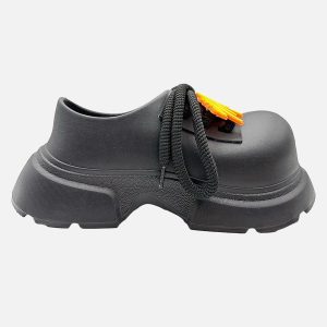 Concert Outfit Slip-On Derby Platform Shoes