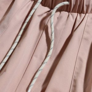 Concert Outfit Solid Big Pocket Drawstring Shorts