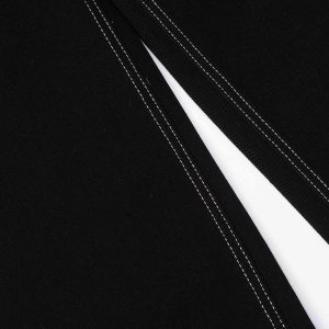 Concert Outfit Solid Color Casual Jeans