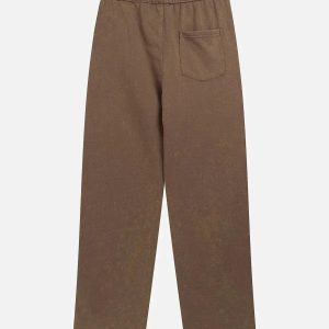 Concert Outfit Solid Color Drawstring Pants