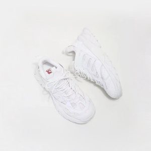 Concert Outfit Solid Color Mesh Sneakers