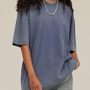 Concert Outfit Solid Color Pullover Tee
