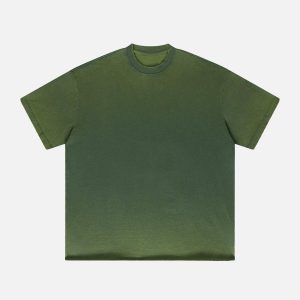 Concert Outfit Solid Color Pullover Tee