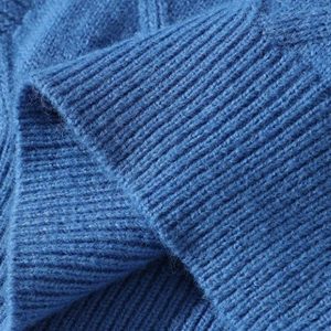 Concert Outfit Solid Color Twist Knit Sweater