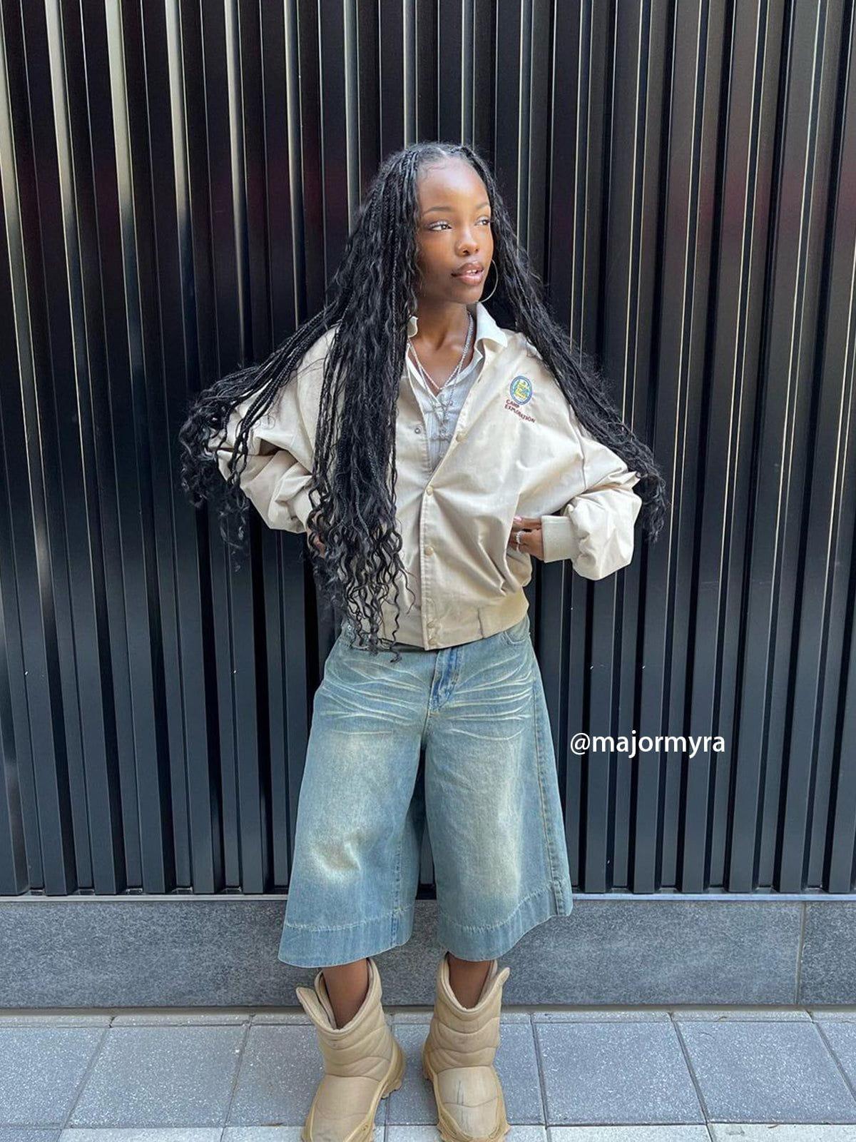 Concert Outfit Solid Washed Longline Jorts Concert Outfit Solid Washed Longline Jorts