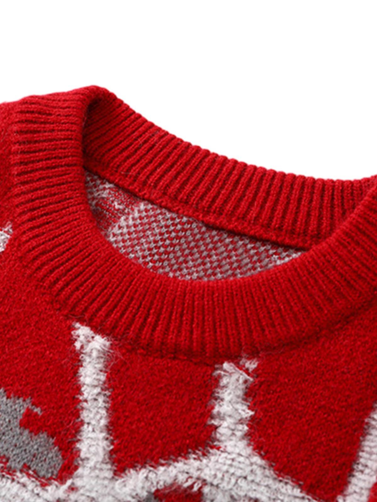 Concert Outfit Spider Knit Crew Neck Sweater Concert Outfit Spider Knit Crew Neck Sweater