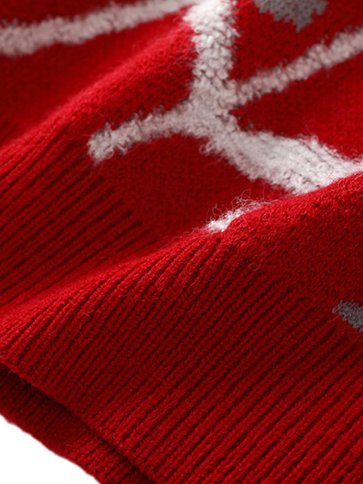 Concert Outfit Spider Knit Crew Neck Sweater Concert Outfit Spider Knit Crew Neck Sweater