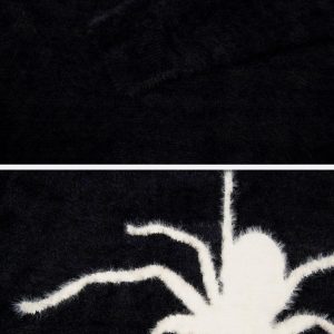 Concert Outfit Spider Knit Mohair Sweater