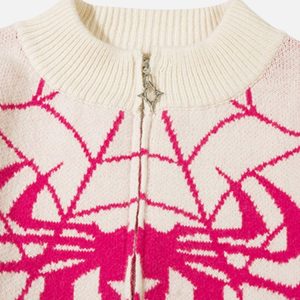 Concert Outfit Spider Loose Sweater Coat