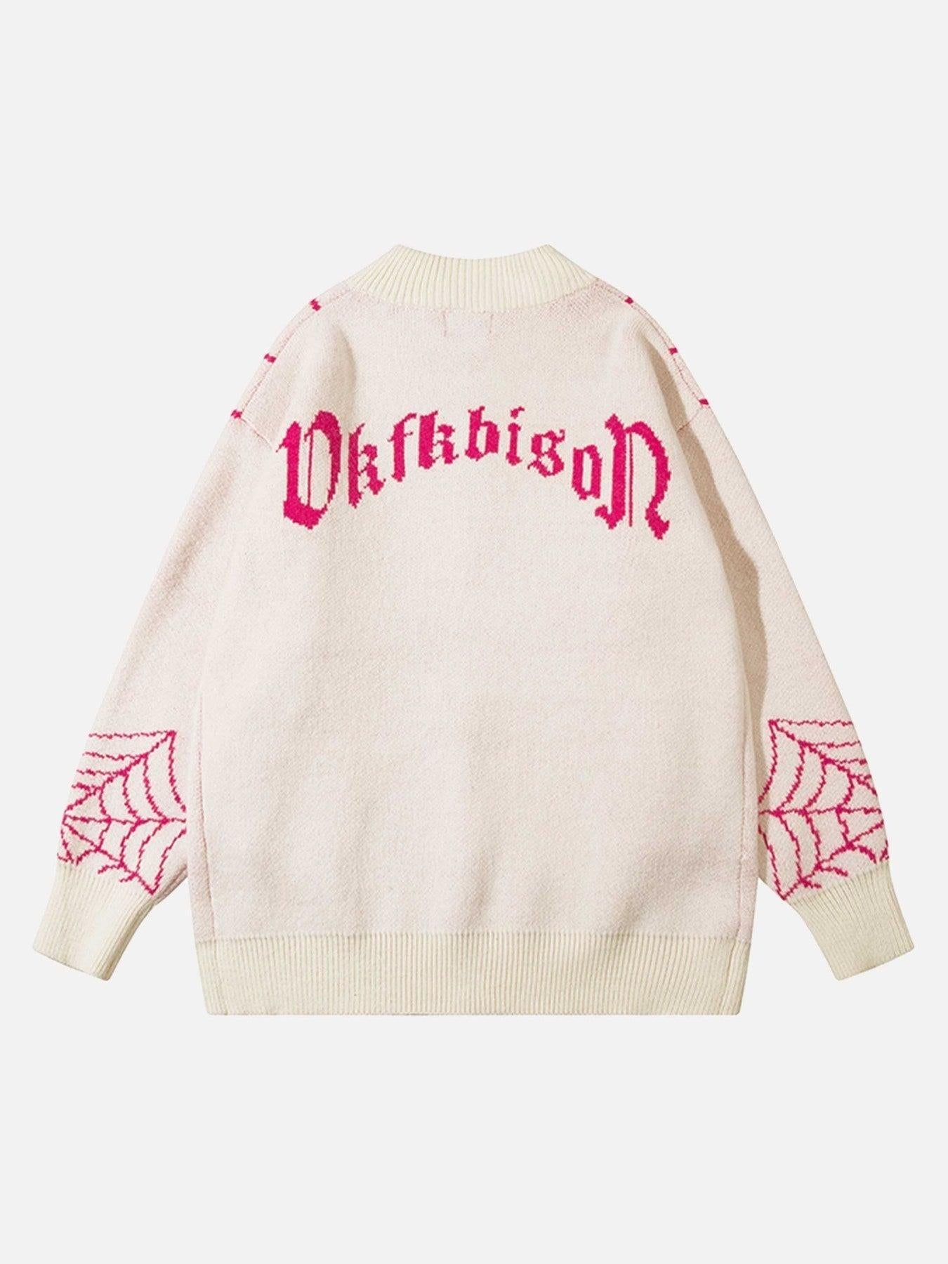 Concert Outfit Spider Loose Sweater Coat Concert Outfit Spider Loose Sweater Coat