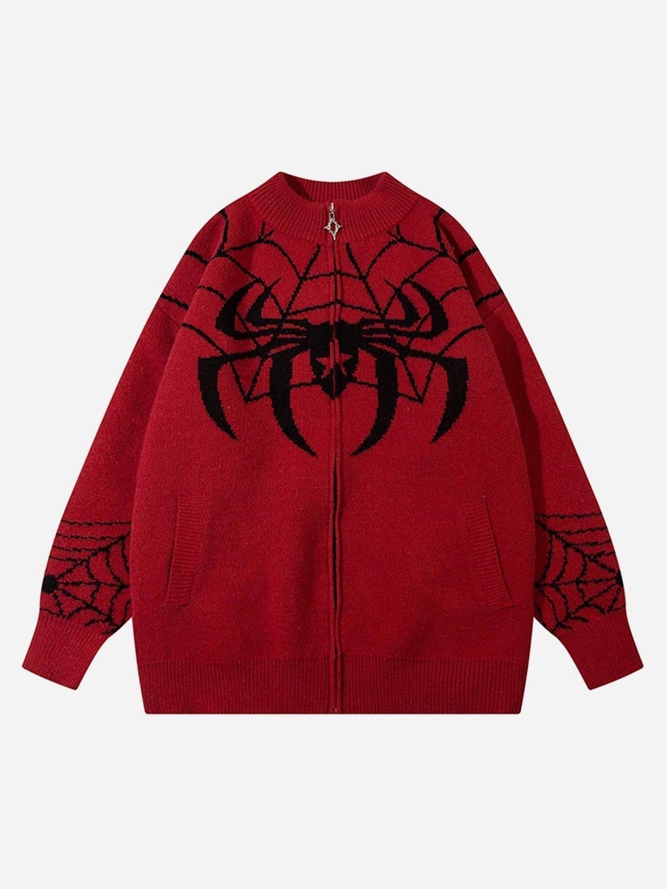 Concert Outfit Spider Loose Sweater Coat Concert Outfit Spider Loose Sweater Coat